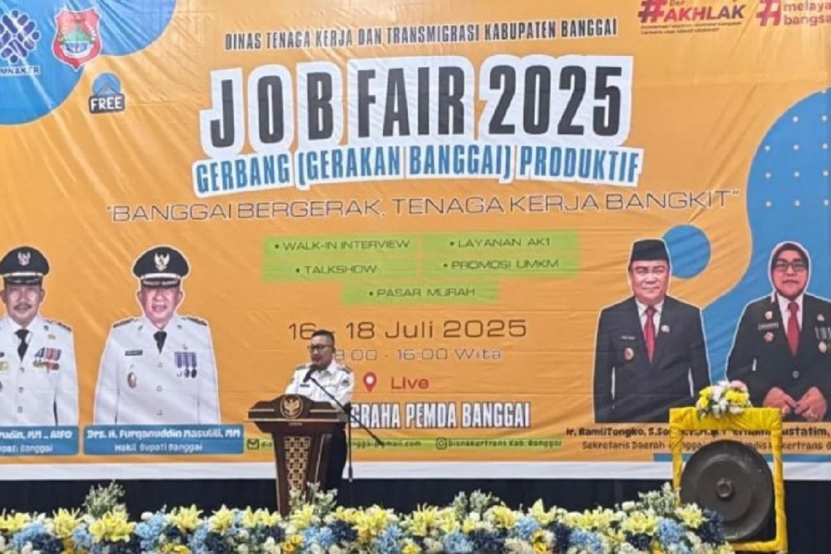 Banggai Job Fair 2025 Buka 365 Peluang Kerja, Target Serap Tenaga Lokal Maksimal