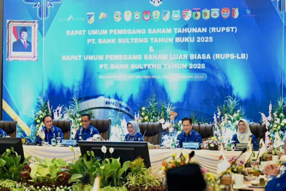 Pemprov Sulteng Evaluasi Kinerja Bank Sulteng dan Dorong Pembangunan Gedung Ikonik