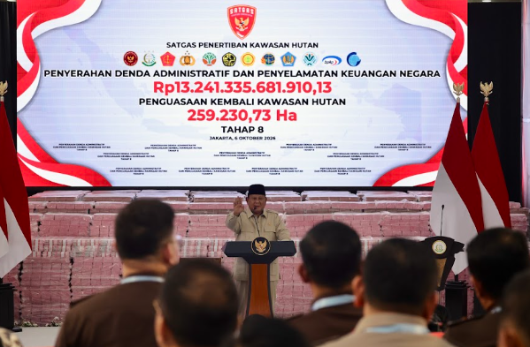 Prabowo Akan Tambah Polisi Hutan Jadi 70 Ribu Personel