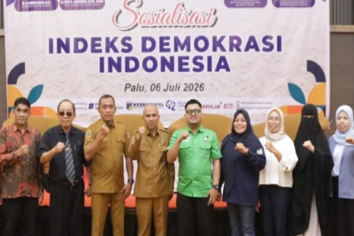 Demokrasi Sulteng Naik Level, Indeks 2025 Tembus Kategori Baik