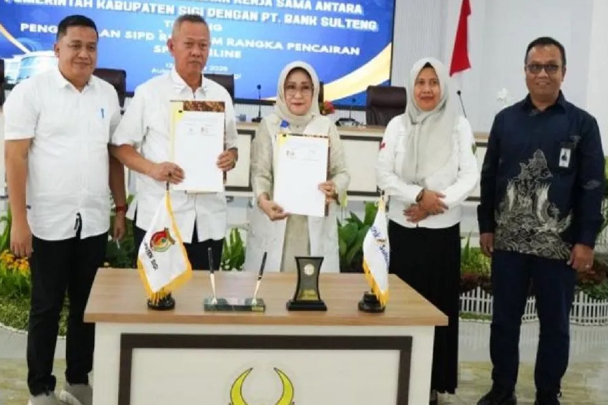 Bank Sulteng dan Pemkab Sigi Terapkan SP2D Online untuk Tingkatkan Transparansi Keuangan