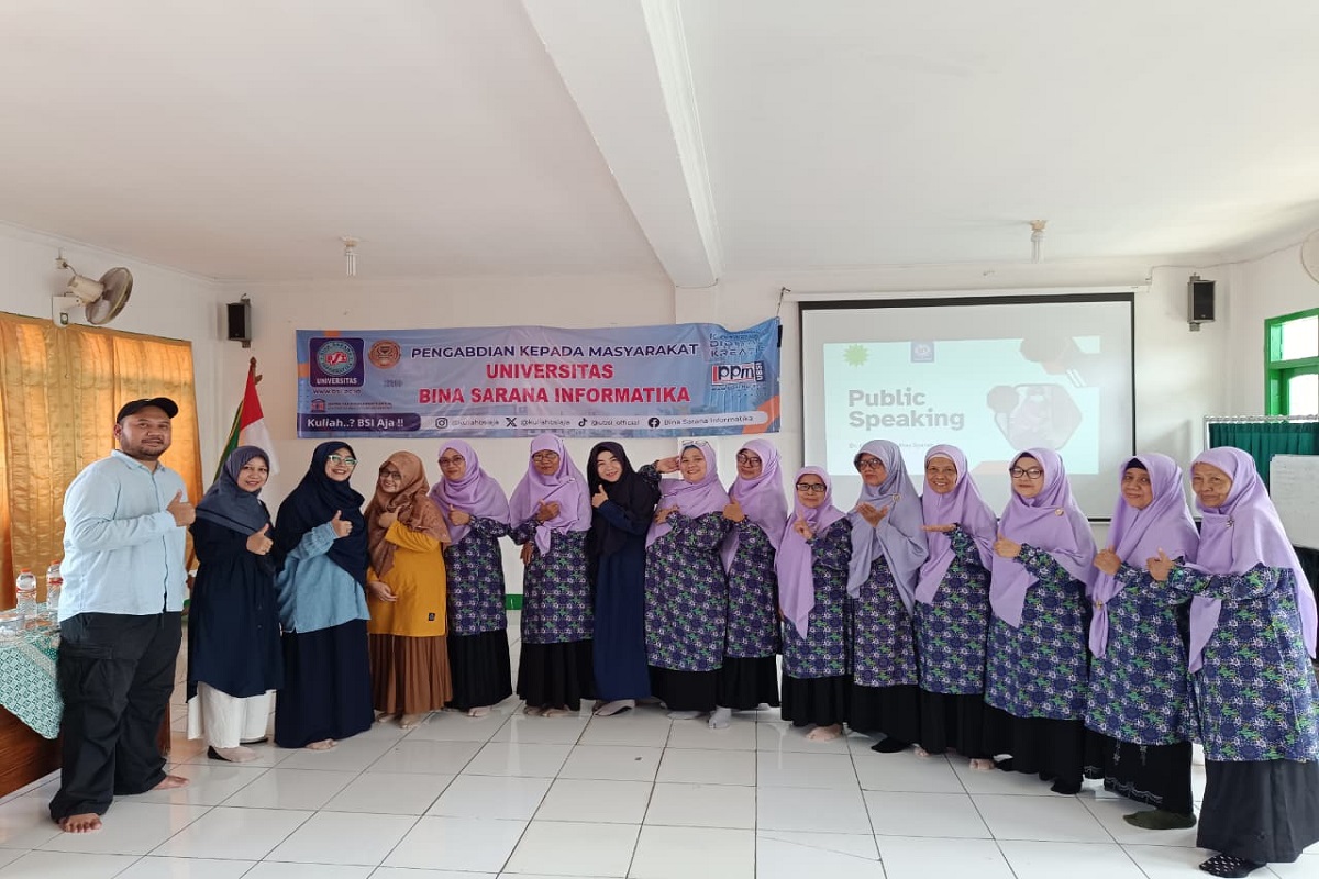 UBSI Gelar Pelatihan Public Speaking untuk Anggota Persistri Sukmajaya Depok