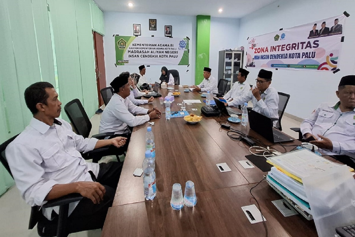 MAN 2 Palu dan MAN IC Palu Jadi Lokasi Perdana Penilaian Zona Integritas Tahap I