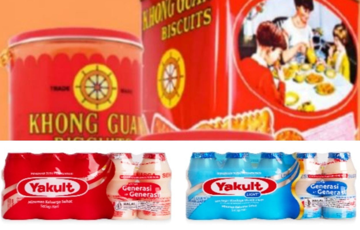 Kemasan Ekonomis dari Yakult dan Khong Guan di Pasar Indonesia
