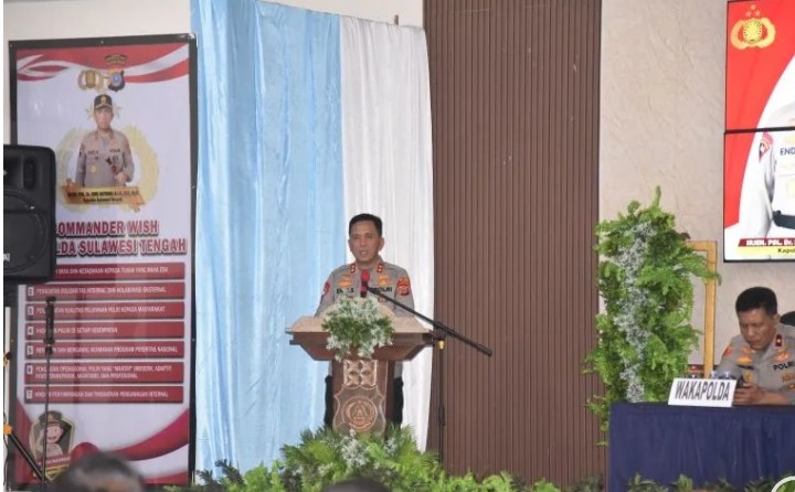 Kapolda Sulteng Minta Personel Morut: Tingkatkan Kesiapsiagaan Jaga Kamtibmas