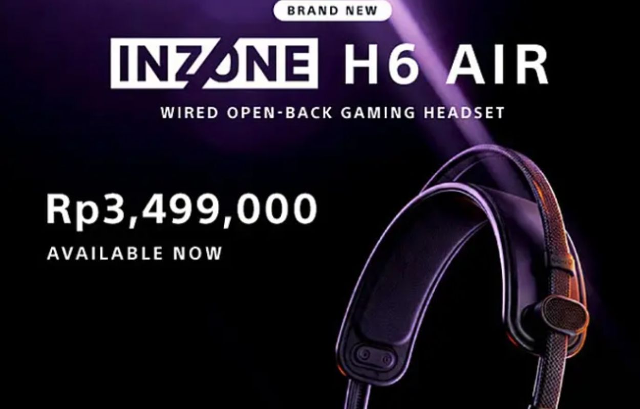 Sudah di Indonesia ! Sony INZONE H6 AIR, Buat Gaming Auto Asyik !