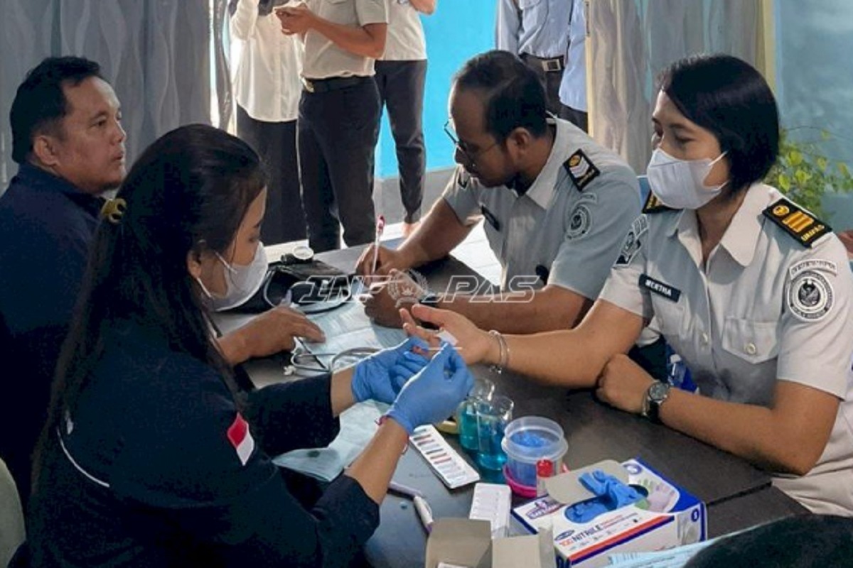 ASN Rutan Donggala Gelar Donor Darah, Wujudkan Kepedulian Sosial Sambut HBP ke-62
