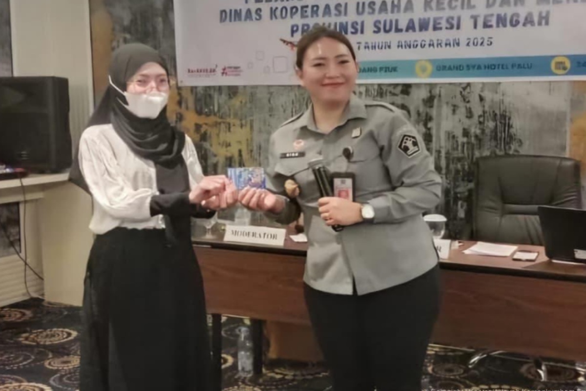 Bimtek Legalitas dan Literasi Keuangan Dorong UKM Sulteng Siap Bersaing Global