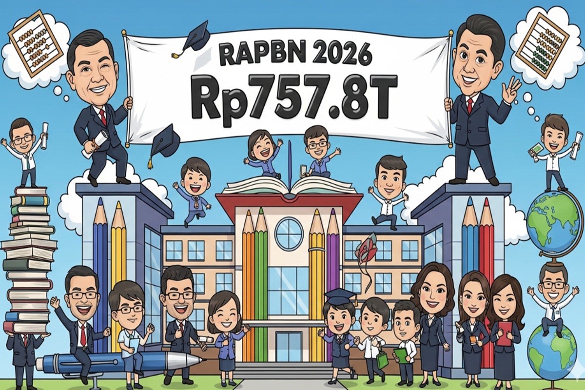 Anggaran Pendidikan 2026 Sentuh Rekor Tertinggi Rp757,8 Triliun