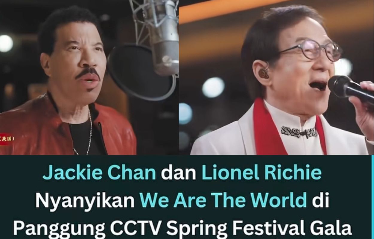 Jackie Chan dan Lionel Richie Duet Meriahkan CCTV Spring Festival Gala