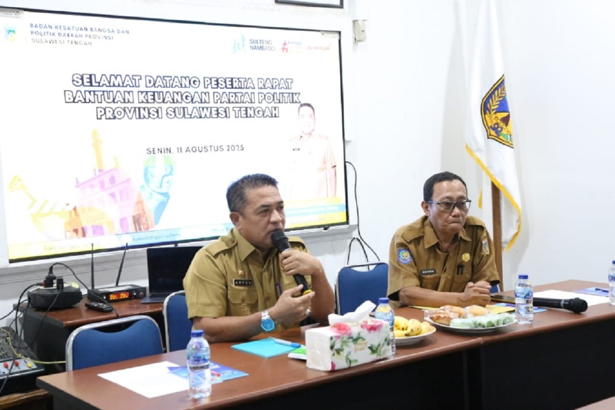 Kenaikan Bantuan Parpol Didorong untuk Perkuat Demokrasi dan Pendidikan Politik di Sulteng