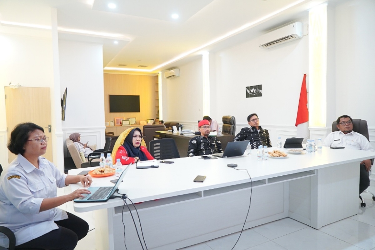 Komisi Informasi Sulteng Ikuti FGD Indeks Keterbukaan Informasi Publik 2025 secara Virtual