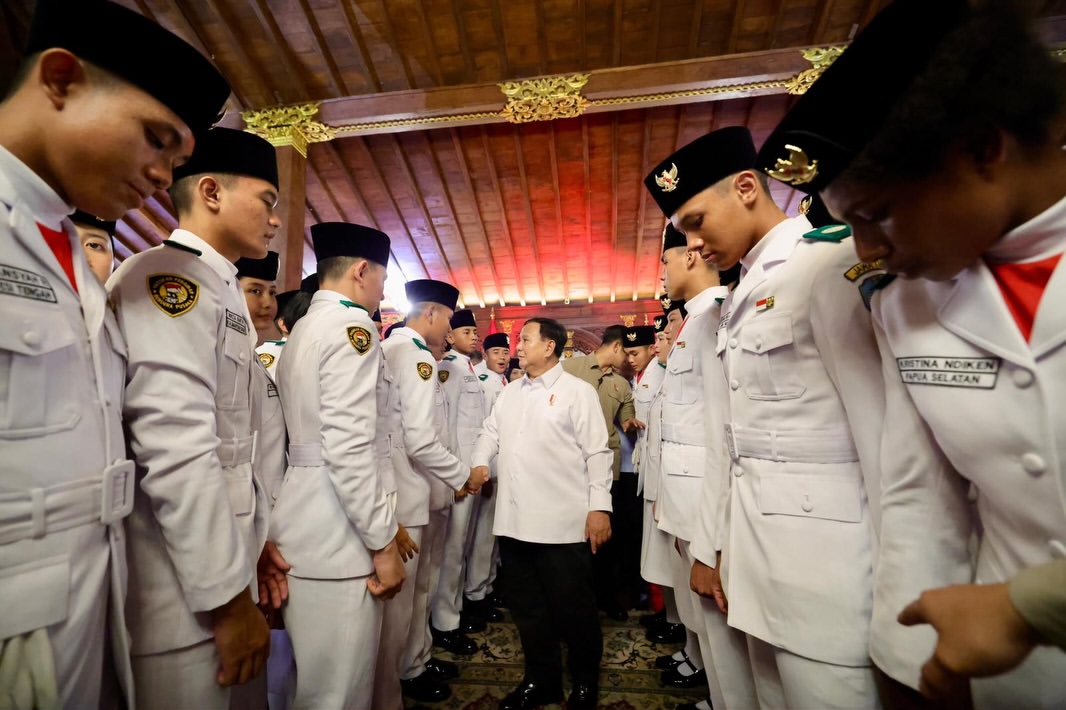 Prabowo Undang Paskibraka hingga Penerjun ke Hambalang, Pesannya Bikin Haru