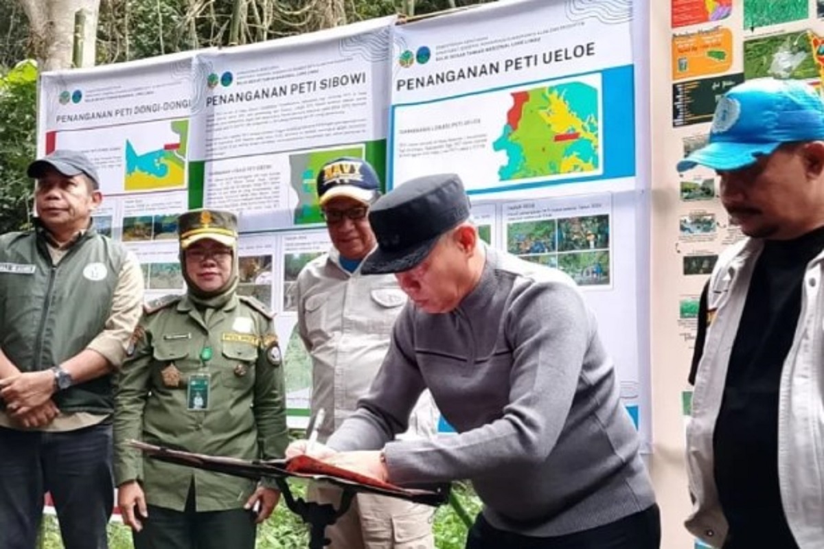 Pemkab Sigi dan BBTNLL Sepakat Tutup Tambang Emas Ilegal di Taman Nasional Lore Lindu