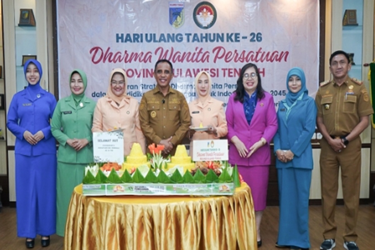 HUT ke-26 DWP Sulteng Tekankan Peran Perempuan dalam Mewujudkan Indonesia Emas 2045