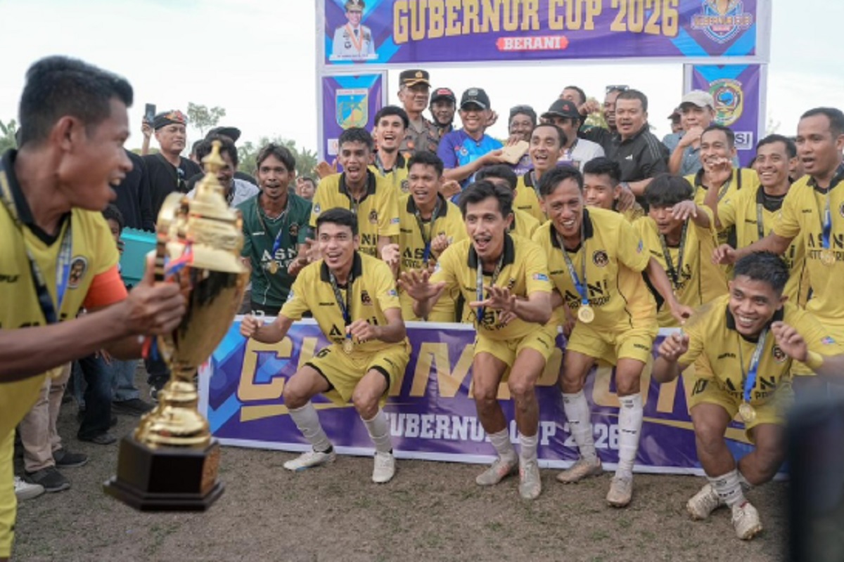 Anwar Hafid Hadiri Final Gubernur Cup Berani 2026, Dukung Pembinaan Sepakbola Muda