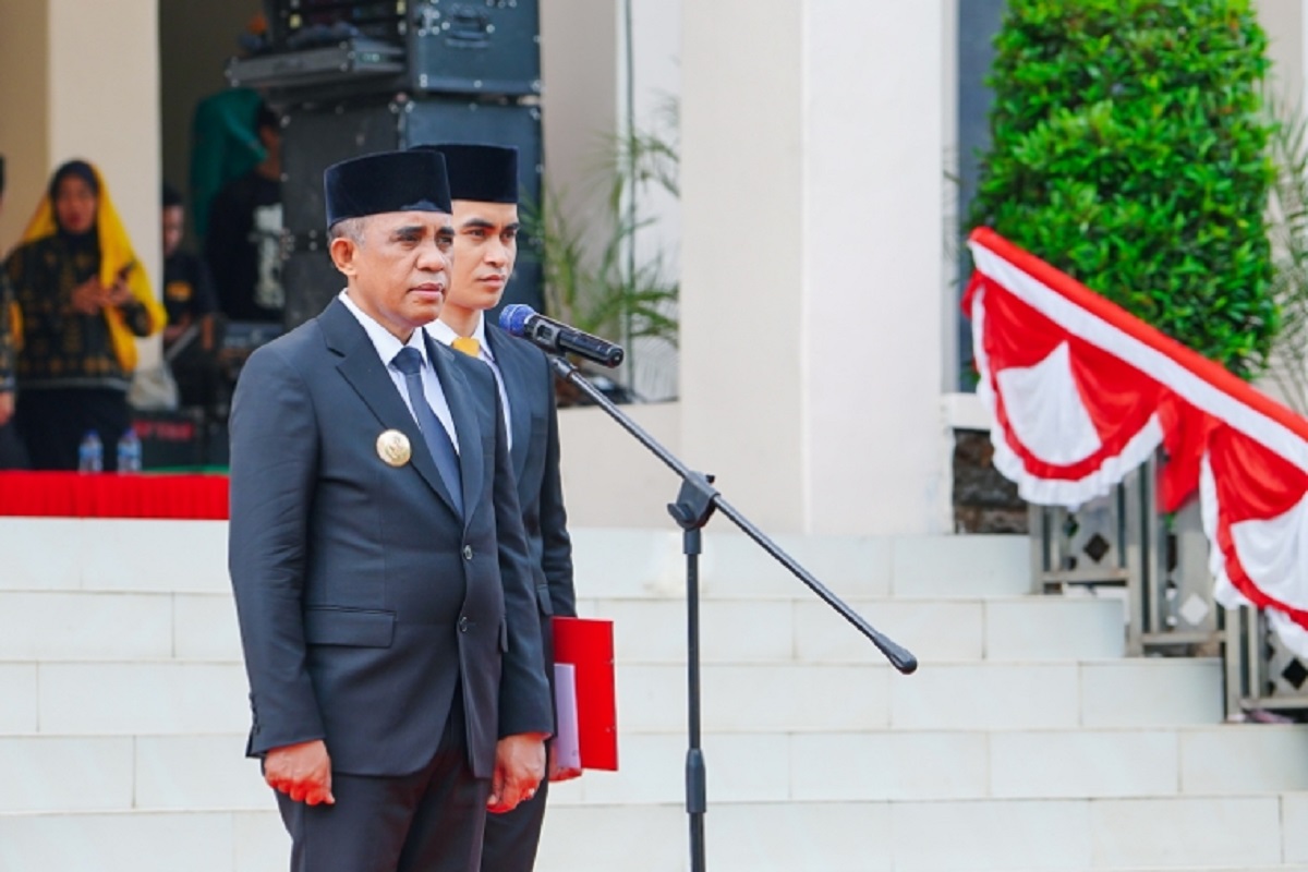 Jadi Inspektur Upacara, Gubernur Anwar: Tanamkan Nilai-nilai Pancasila dalam Kehidupan Sehari-hari