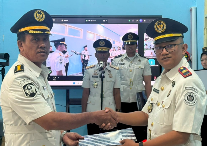 8 Pejabat Baru Ditjenpas Sulteng Dilantik, Herman Minta Langsung Konsolidasi