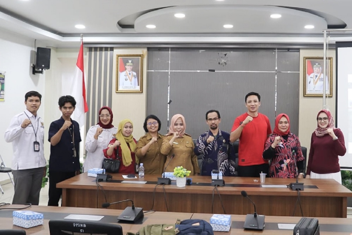 Dinas P2KB Sulteng Sambut Komisi Informasi untuk Monev Keterbukaan Informasi Publik