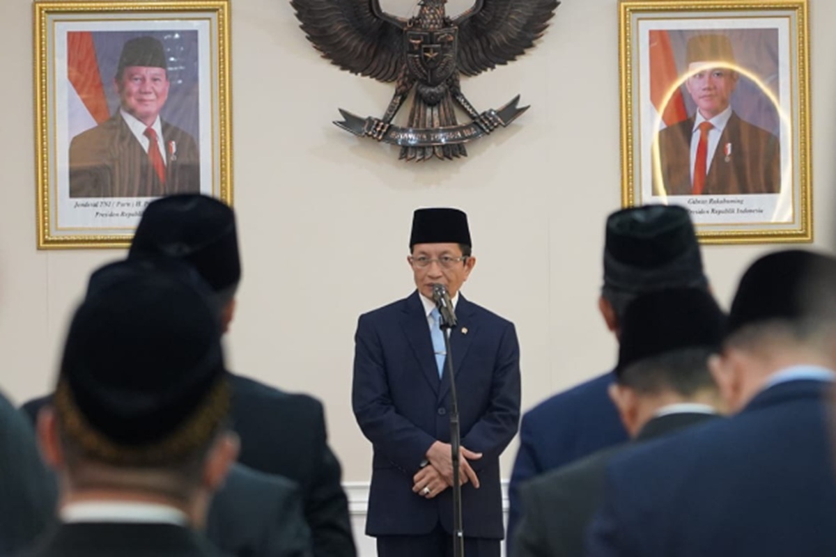 Tekankan Integritas dan Keteladanan, Menag Lantik Puluhan Pejabat Kementerian Agama