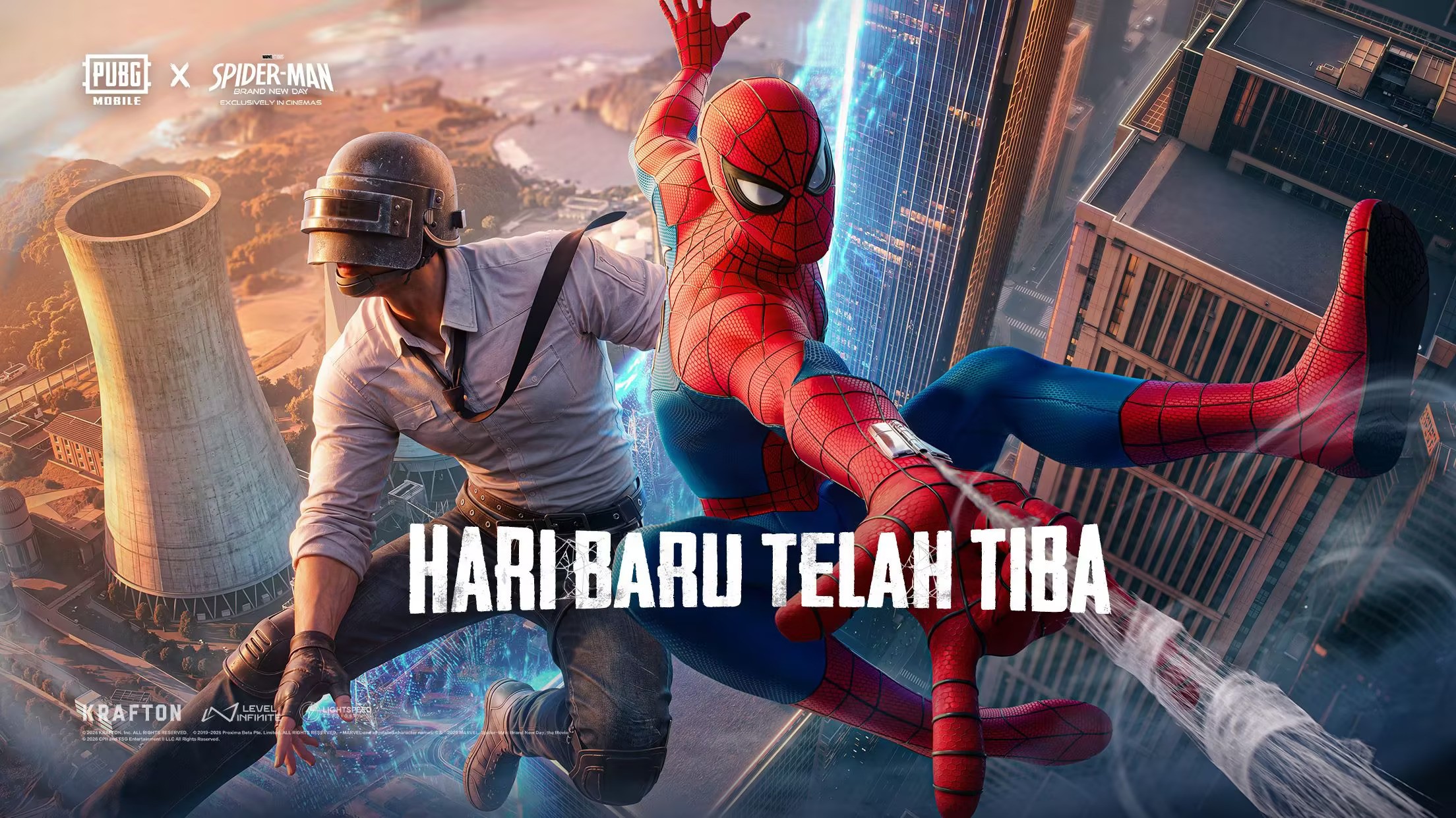Kemeriahan Baru! PUBG Mobile Kolaborasi dengan Spider-Man: Brand New Day