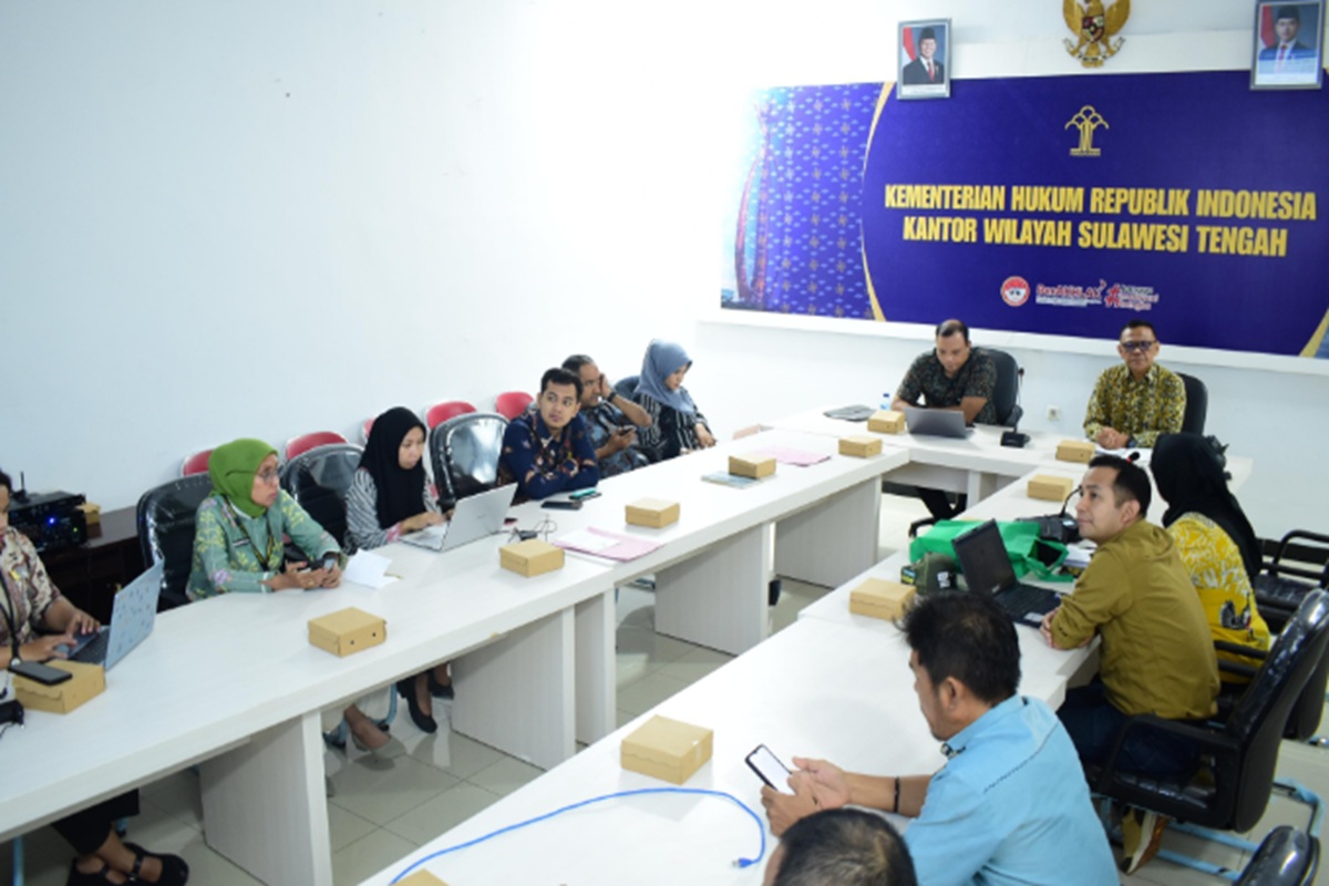 Kemenkum Sulteng Harmonisasi Ranperbup RKPD Banggai 2027