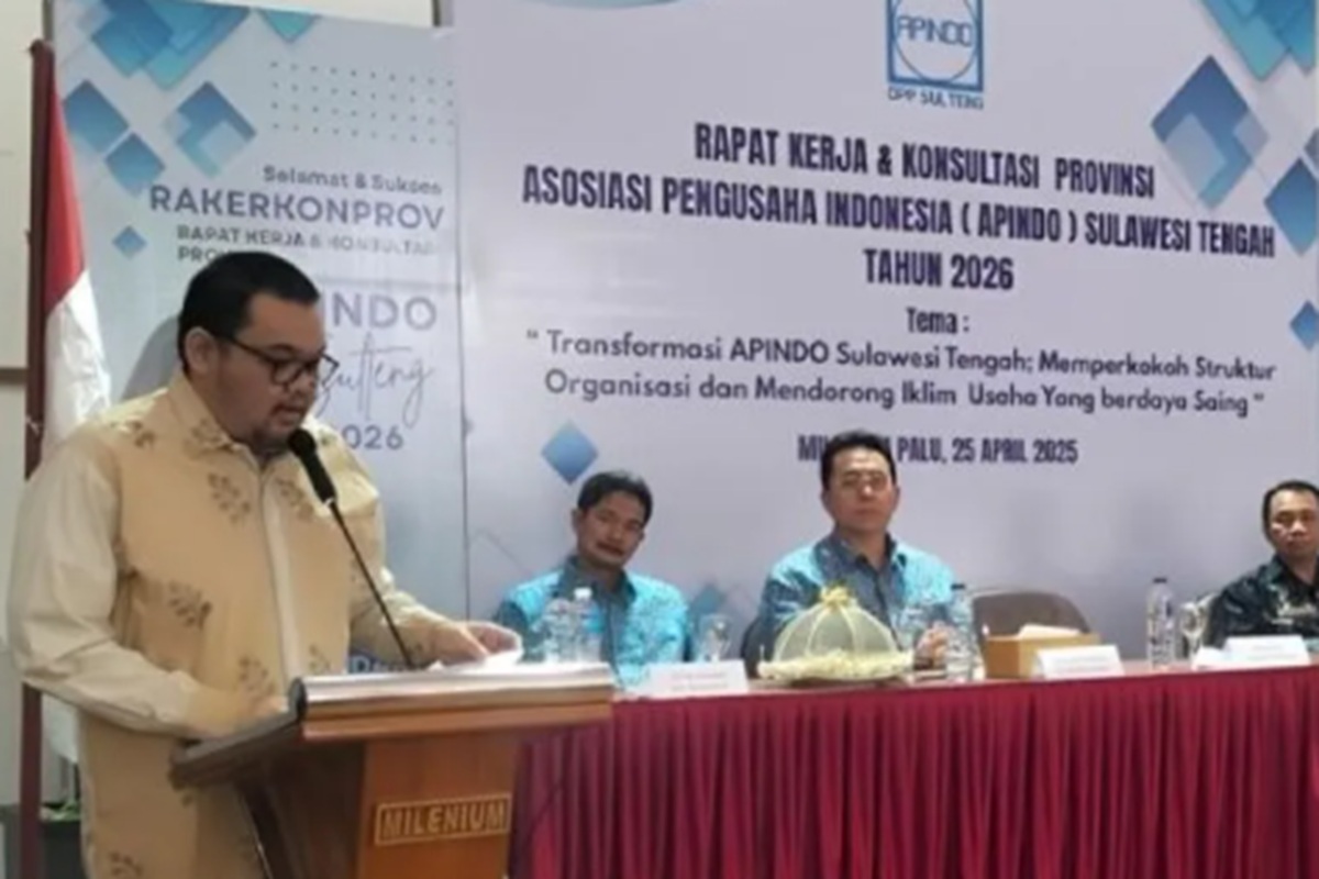 Pemprov Sulteng dan APINDO Perkuat Kolaborasi Bangun Ekosistem Usaha Berdaya Saing