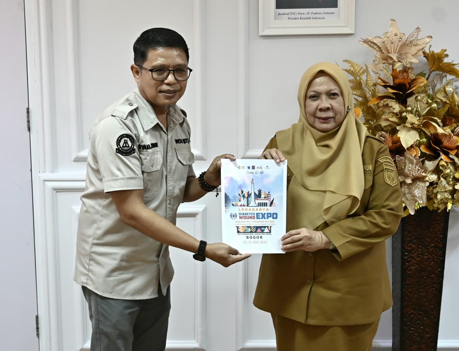 Wagub Sulteng Sambut Tim Diabetes Wound Expo 2025, Dorong Peningkatan Layanan Kesehatan