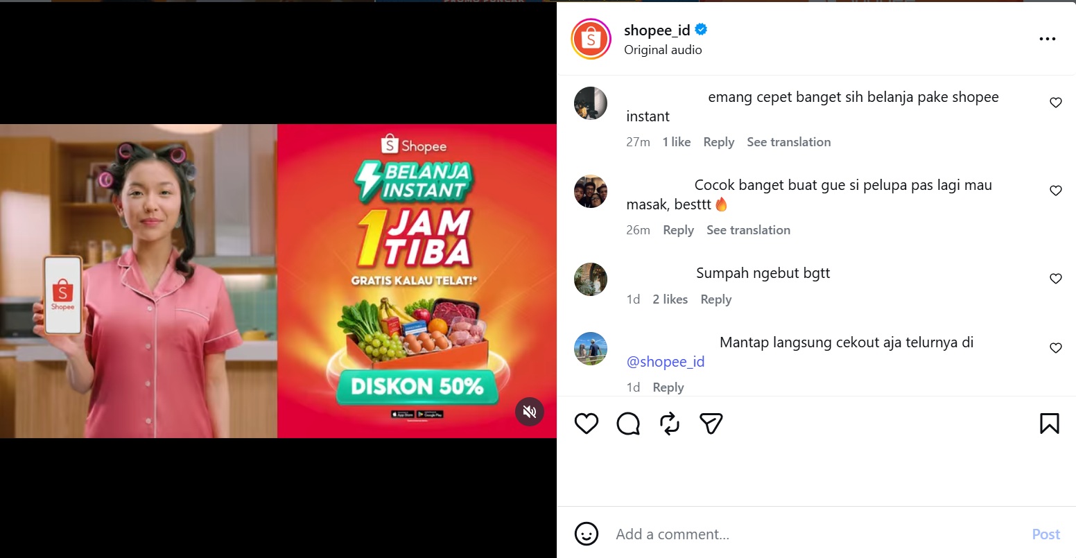 Shopee Permudah Belanja Kebutuhan Harian dengan Belanja Instant 1 Jam Tiba