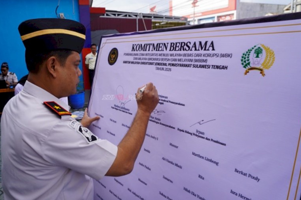 Kanwil Ditjenpas Sulteng Canangkan ZI WBK–WBBM, Perkuat Integritas dan Layanan Publik