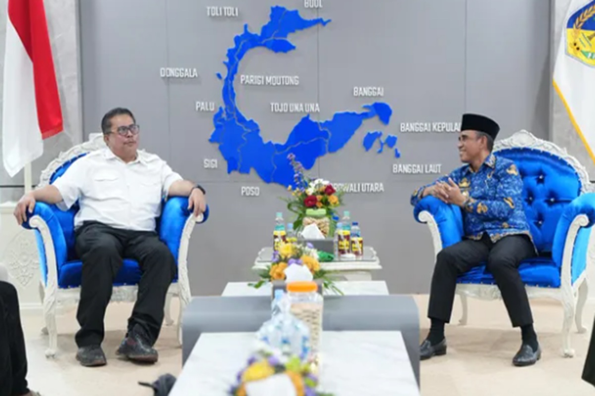 Gubernur Anwar Hafid dan Dirjen LIP Bahas Optimalisasi Lahan Pertanian di Sulteng