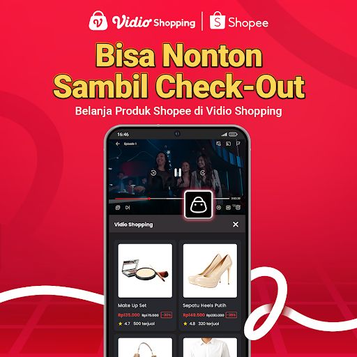 Kolaborasi Inovatif Vidio dan Shopee Hadirkan Vidio Shopping, Cara Belanja Tanpa Melewatkan Tayangan
