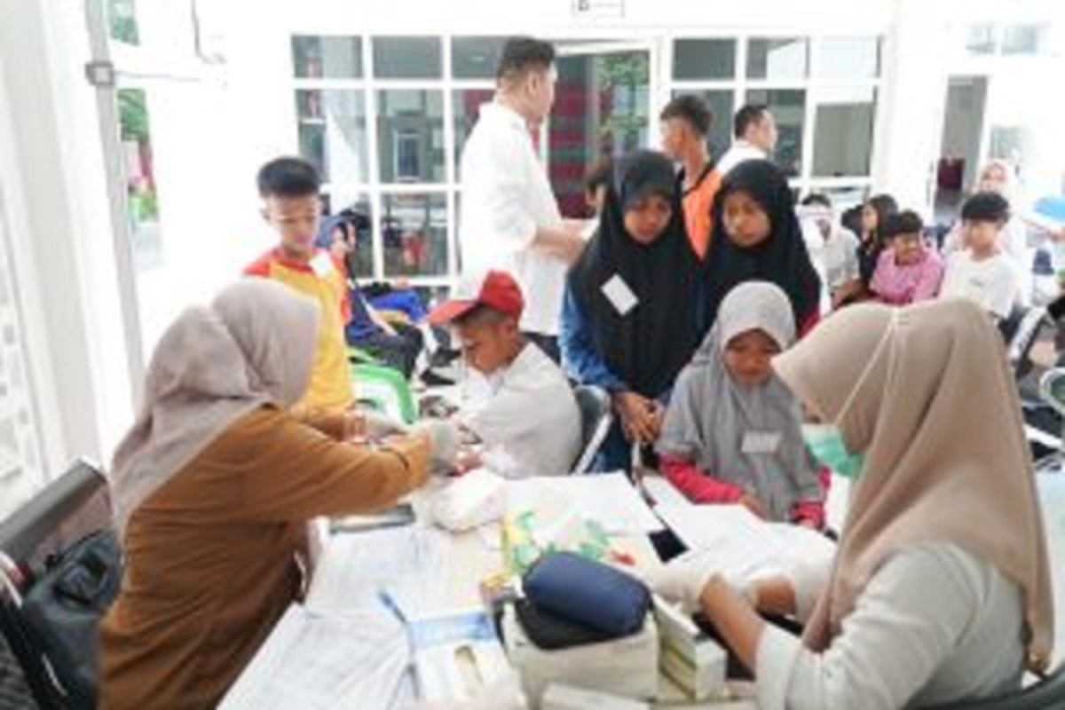 200 Peserta Didik Baru Sekolah Rakyat Ikuti Pemeriksaan Kesehatan Gratis