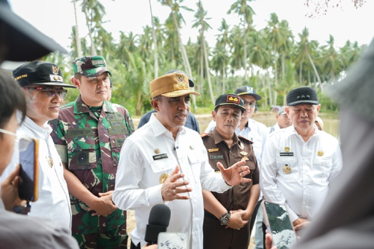 Sawah Baru Dibuka, Gubernur Anwar Hafid Dorong Sigi Jadi Penopang Pangan Sulteng
