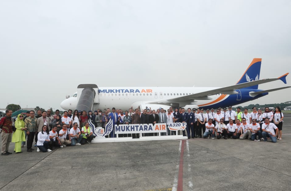 Airbus A320 Mukhtara Air Mendarat! Maskapai Baru Siap Ramaikan Langit RI