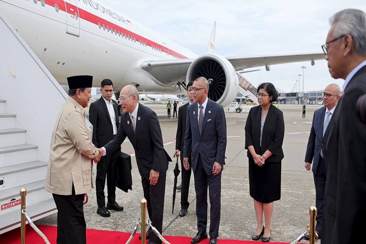 Prabowo Disambut Hangat Saat Tiba di Osaka, Agenda Utama Kunjungi Paviliun Indonesia di Expo 2025