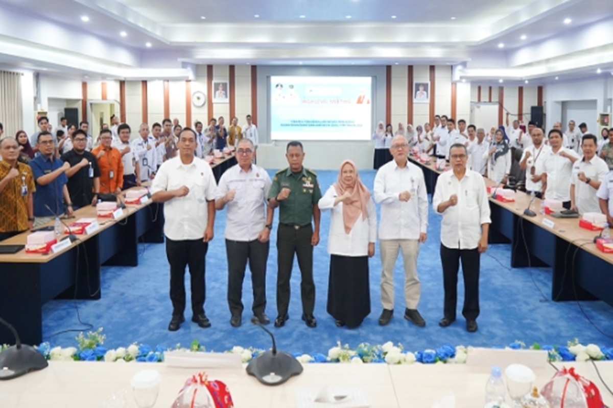 Wagub Sulteng Pimpin HLM TPID–TP2DD Bahas Stabilitas Ekonomi Daerah