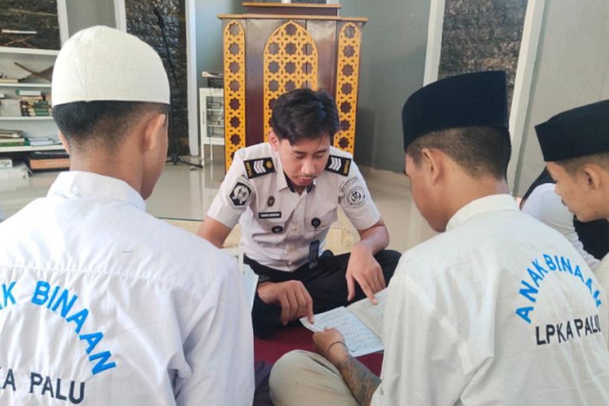 LPKA Palu Perkuat Pembinaan Moral Anak Binaan Lewat Program Rohani