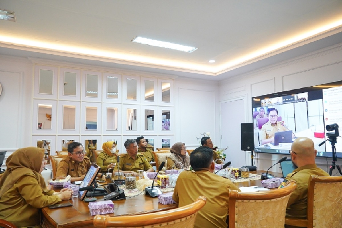 Wagub Sulteng Ikuti Sosialisasi Pengawasan Perizinan Pemda via Virtual
