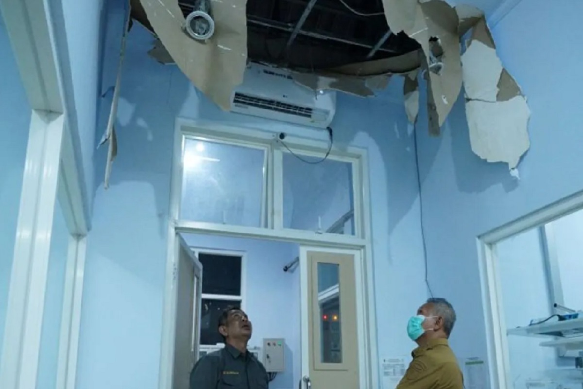 RS Torabelo Diterjang Angin Kencang, Pemkab Sigi Janji Perbaikan Cepat