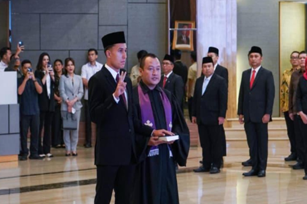 Miliano Jonathans Resmi Jadi WNI, Menkumham dan Ketua PSSI Saksikan Pengambilan Sumpah