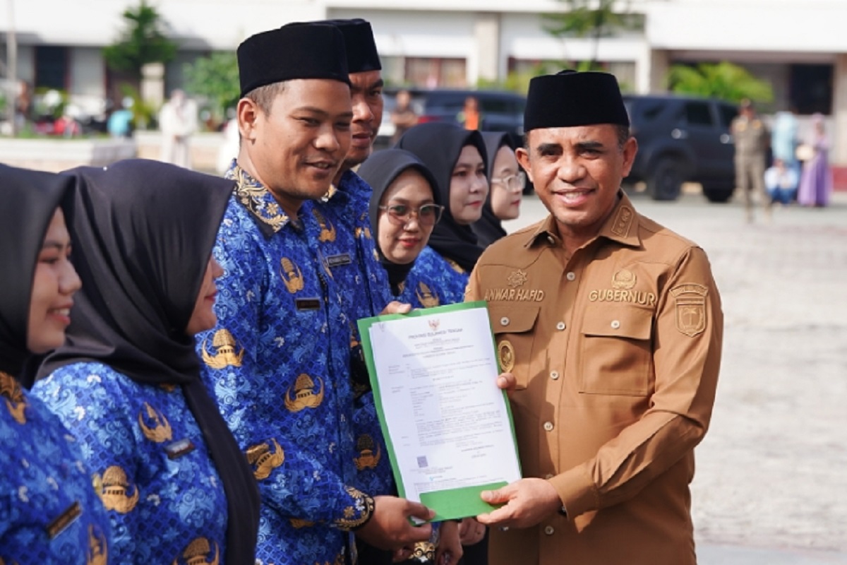 2.402 PPPK Terima SK Pengangkatan Jadi ASN Sulteng, Gubernur: Jangan Merasa Rendah Diri