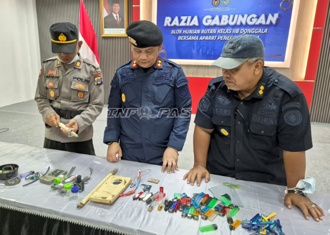 Rutan Donggala Digerebek Malam Hari, 16 Warga Binaan Dites Urine