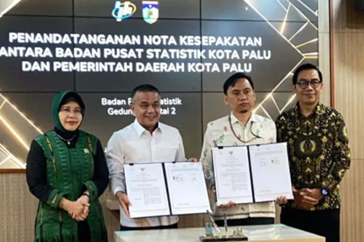 Pemkot Palu dan BPS Perkuat Kerja Sama untuk Akurasi Data Statistik Daerah