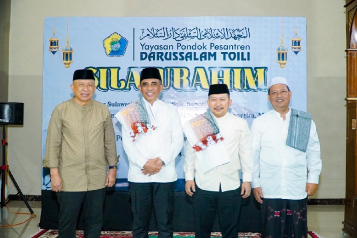 Gubernur Anwar Akan Bangun Asrama untuk Madrasah Aliyah di Ponpes Darussalam Banggai