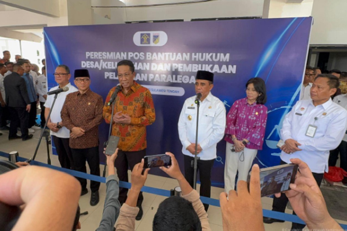 Sulteng Resmikan 2.017 Posbankum Desa dan Kelurahan, Akses Keadilan Kini Menjangkau Pelosok
