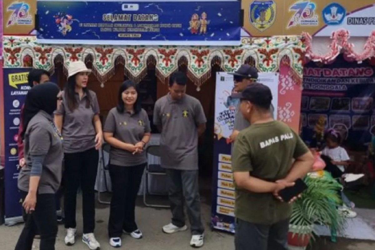 Kemenkum Sulteng Hadirkan Layanan Hukum Gratis di Pesta Rakyat HUT ke-73 Donggala