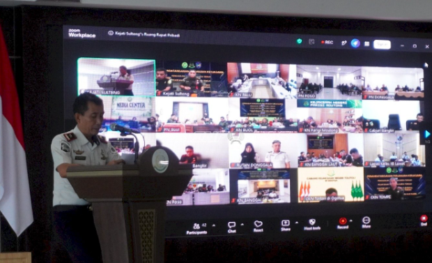 Sidang Elektronik Resmi Diperkuat, Ditjenpas Sulteng Gandeng Kejati dan Pengadilan Tinggi
