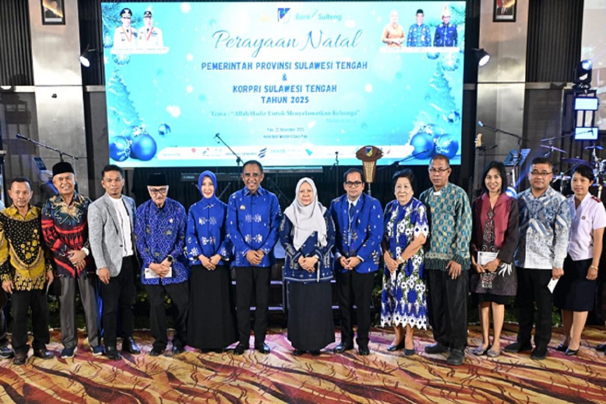 Natal Oikumene 2025, Gubernur Anwar Harapkan Berkah bagi Masyarakat dan Pembangunan Sulteng