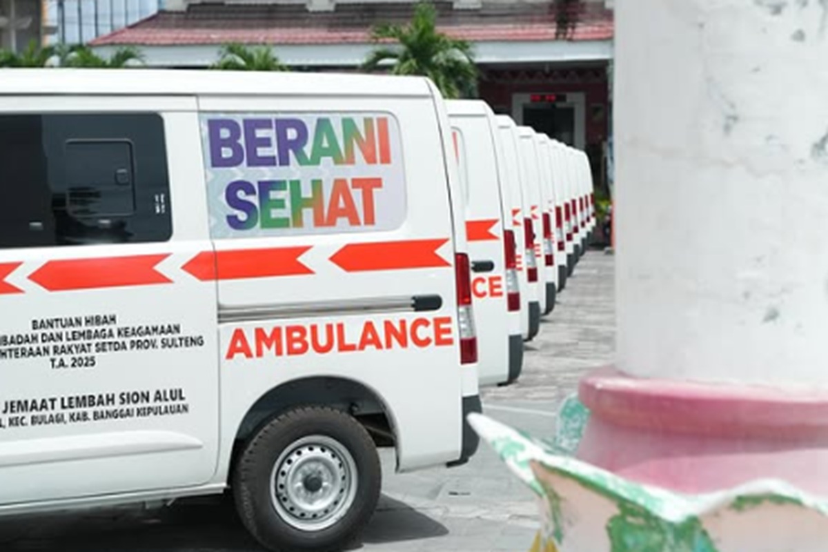 Ambulans untuk Umat, Pemprov Sulteng Perluas Jangkauan Layanan Darurat